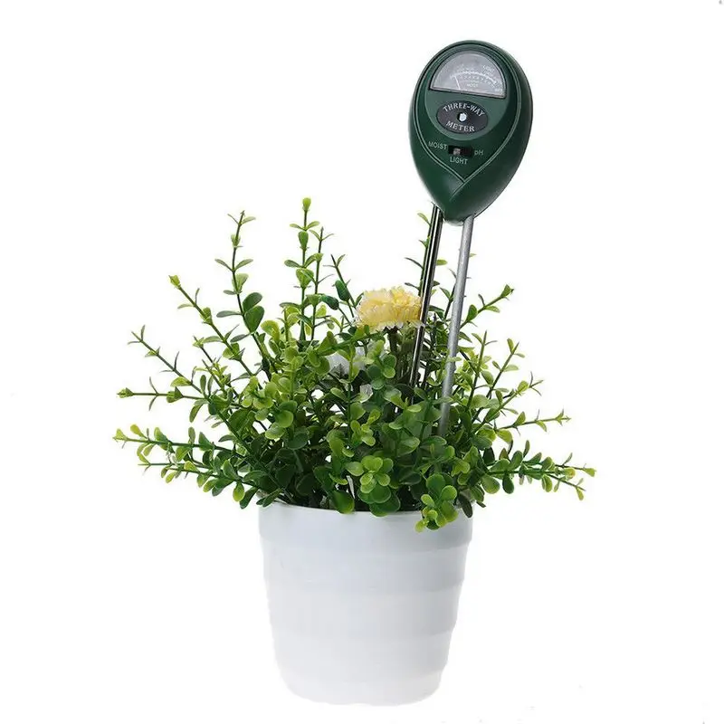 

3 in 1 PH Digital Soil Moisture Meter Analysis PH Tester Garden Detector Hygrometer Light Detector Acidity PH Moisture Meter