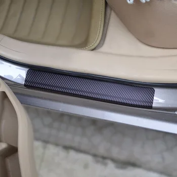 

Car Door Plate Sticker Film 3D/4D Styling Carbon Fiber Door Sill Scuff Cover Protector Car Stickers