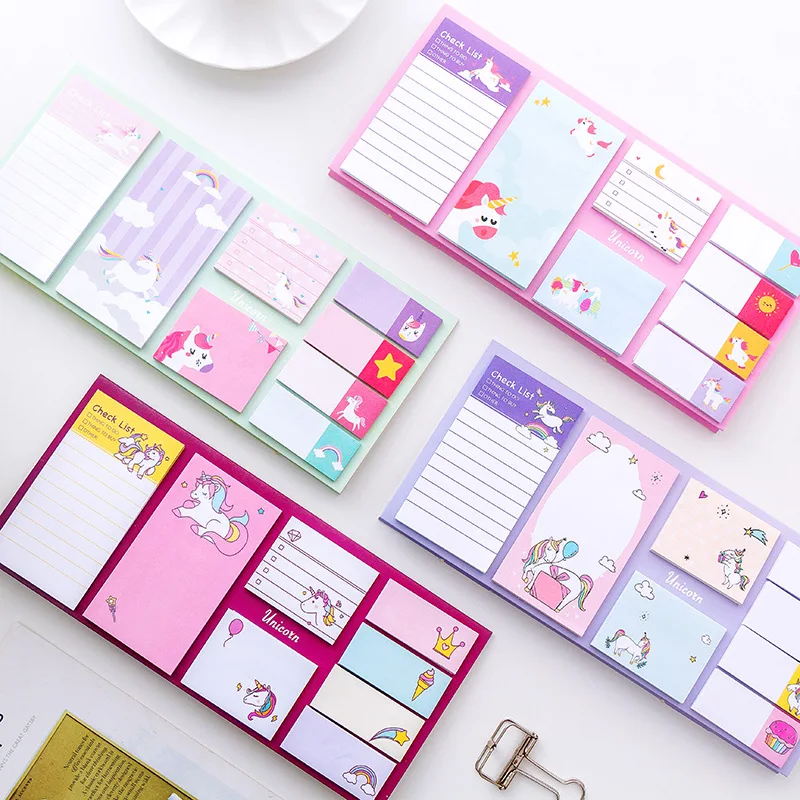 Cartoon Unicorn Dream Memo Pad N Times Sticky Notes Memo Notepad Bookmark Gift Stationery Cartoon Unicorn Dream Memo Pad N Times Sticky Notes Memo Notepad Bookmark Gift Stationery