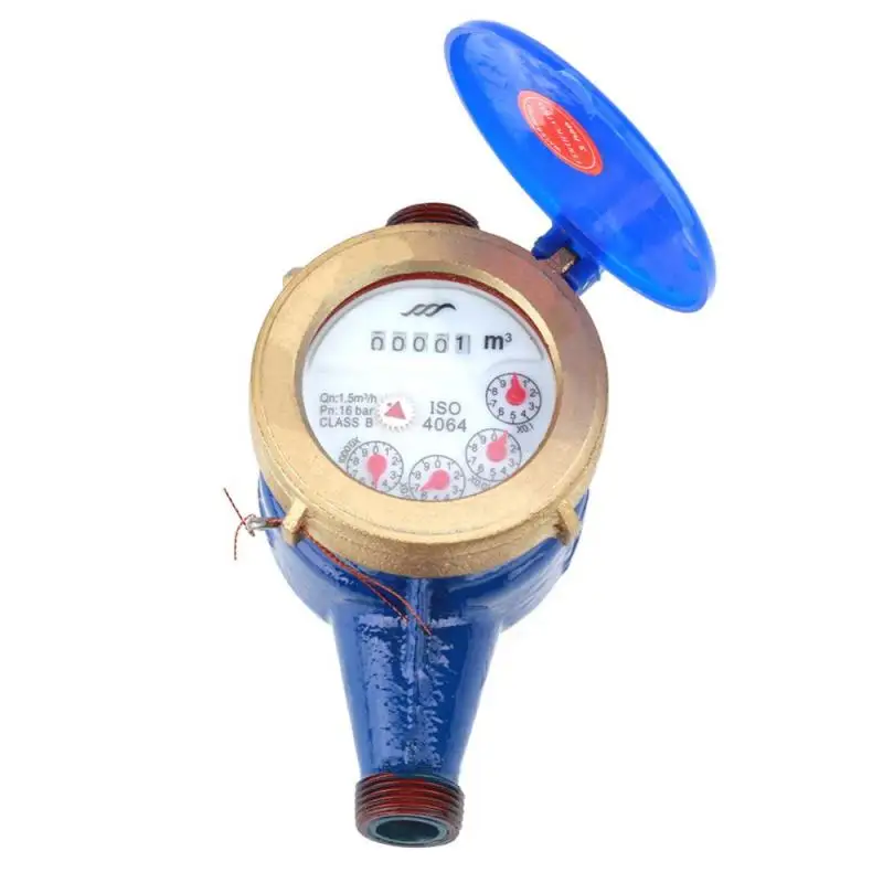 

DN15 Home Plastic Cold Water Meter Single Water Flow Dry Table Watermeter Measuring Tool 360 Rotary Counter licznik wody