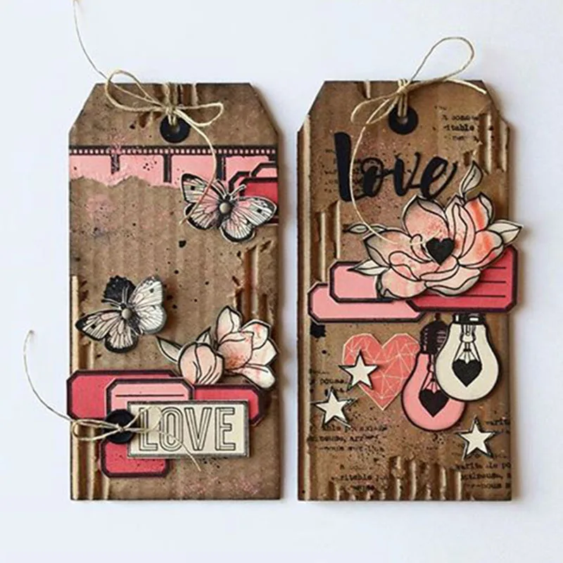 

Letters Words "HAPPY" "LOVE " "YOU" Metal Cutting Dies for Making Card Scrapbooking Decorative Stencils Embossing DIY