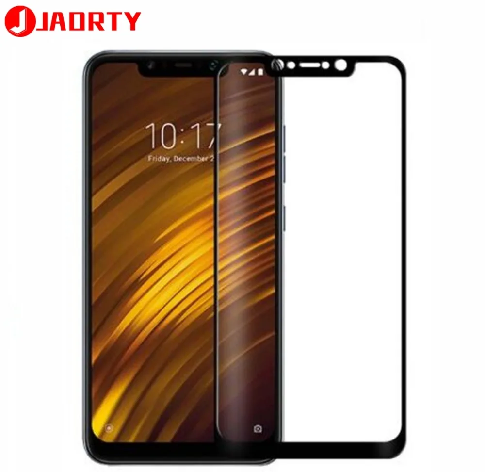

Tempered glass For Xiaomi Pocophone F1 Glass HD Full Cover Front Film Glass Phone Screen Protectors for pocophone f1