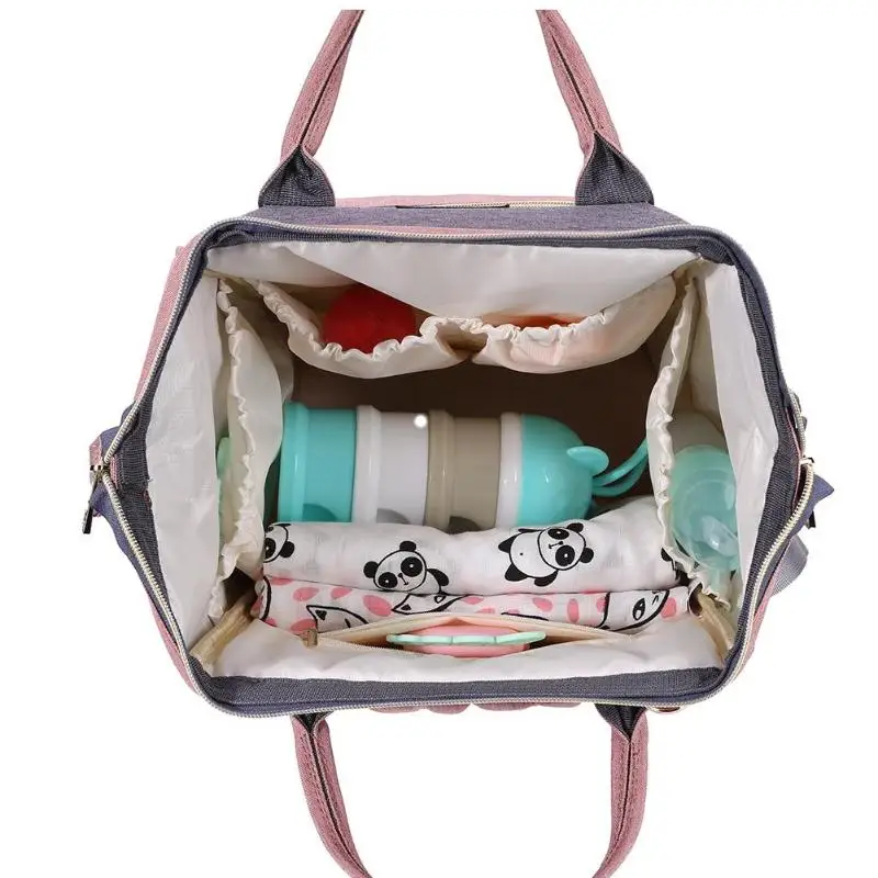 LEQUEEN Многофункциональный рюкзак MUMMY дорожная сумка для кормления большая емкость Сращивание Цвет Мягкий подгузник сумки уход за ребенком