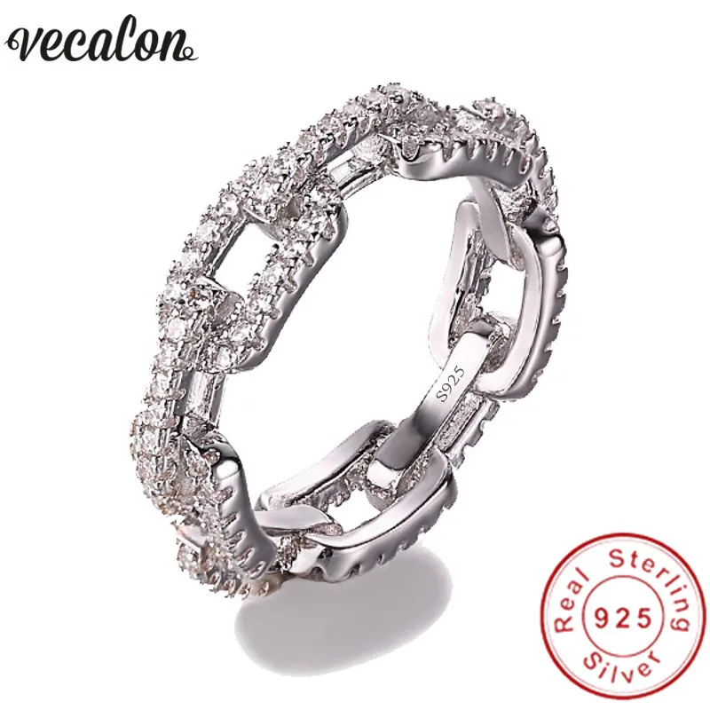 de prata esterlina 5a zircon cz forma