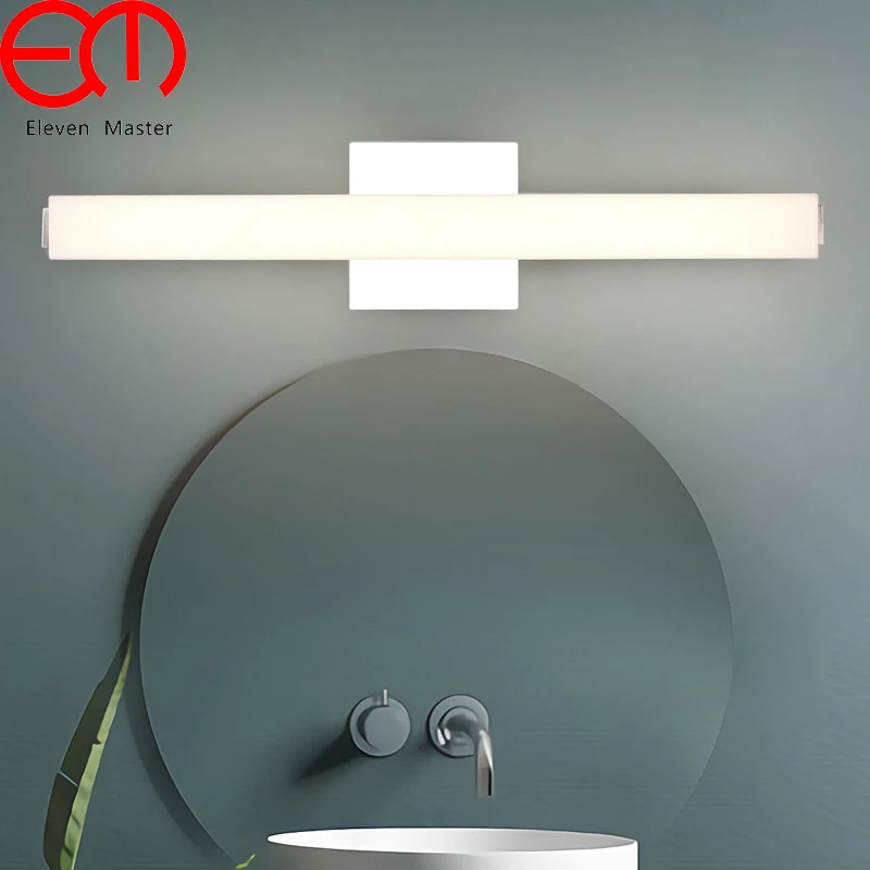 

Mordern minimalist mirror lamp with plug bathroom wall light LED mirror light bedroom mirror surface wall lamp KML0054