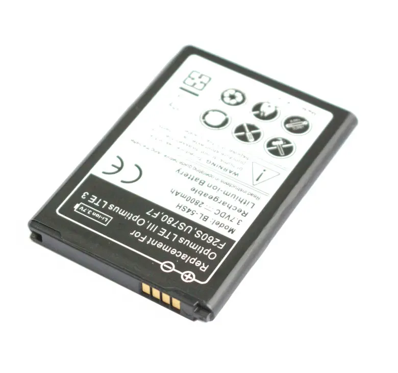 Ciszean 2800mAh BL 54SH BL54SH сменный аккумулятор + универсальное зарядное устройство для LG