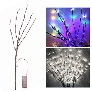 

LED Willow Branch Lamp Floral Lights Holiday Home Christmas Party Decoration Battery Garden Christmas Birthday Gifts