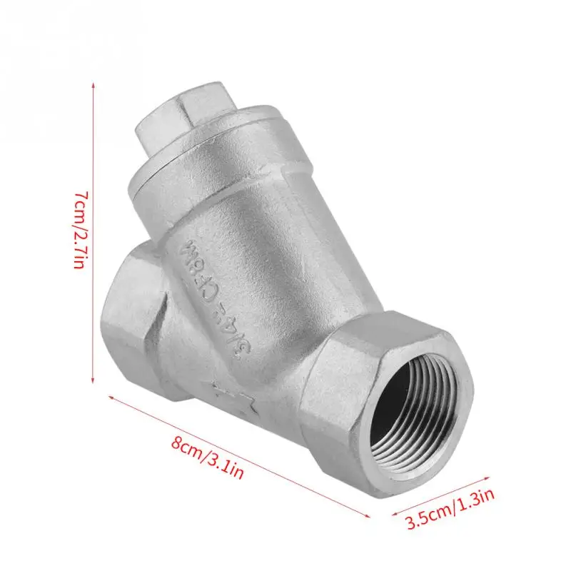 Новый Y фильтр 3/4 &quotDN20 PT резьба из нержавеющей стали Тип насос для воды нефтяного