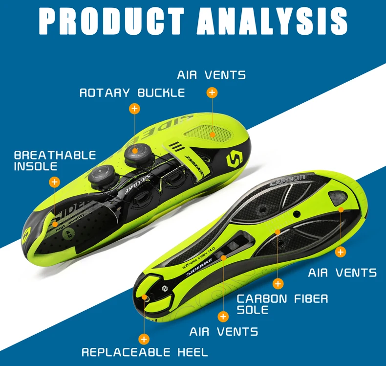 Sidbeike углеродная обувь мужская обувь для велоспорта обувь для шоссейного велосипеда самоблокирующийся велосипед кроссовки для гонок профессиональная обувь utralight дышащая