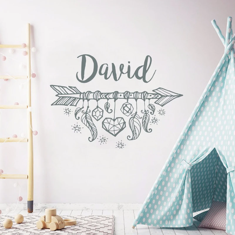 baby name wall decal