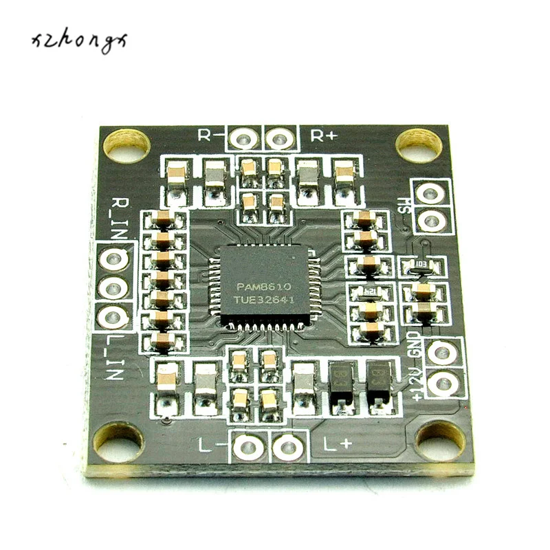 

PAM8610 2x15W amplifier board digital two-channel stereo power amplifier board miniature