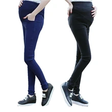 Pregnant women clothes stretch large size pregnant women pants adjustable pregnant women clothing gestantes roupas maternity new pregnant women cowboy pants worn large size pregnant women pants maternal jeans fashion pregnant pregnant women clothes