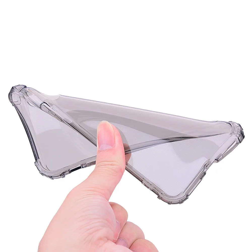 New Arrival 4 Corners Air Bag Protection Shockproof Transparent Soft TPU Silicone Case For iPhone X i5 i6 i7 i8 Plus Back Cover | Мобильные