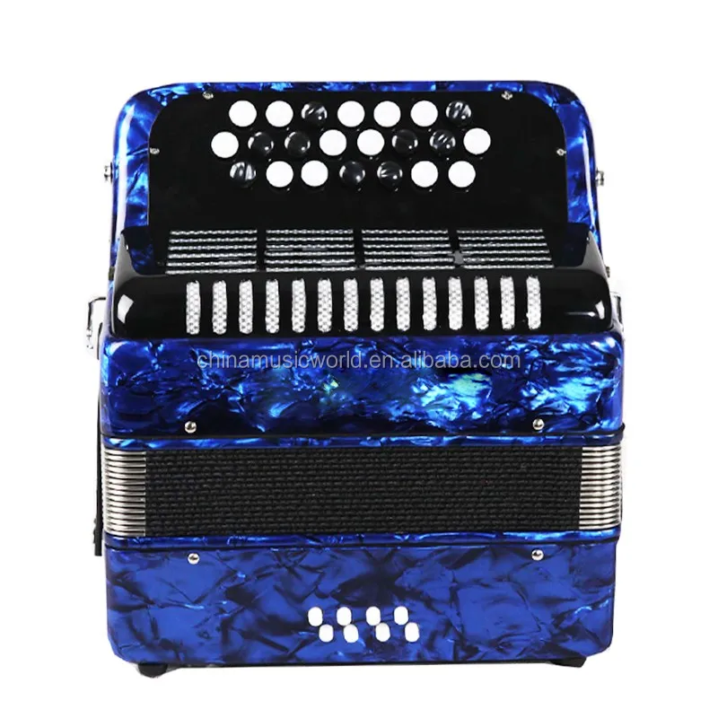 Afanti Music 22keys 8Bass Children Piano Accordion AFA-20 dark blue color