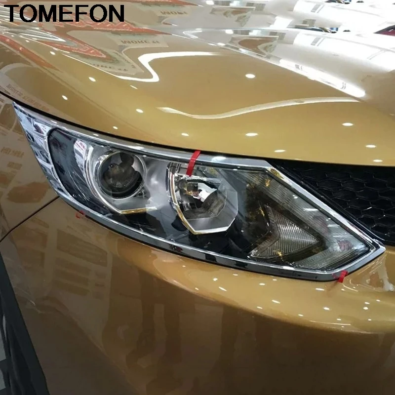 TOMEFON для Nissan Qashqai J11 2016 2017 2018 2019 светильник с передней головкой крышкой век внешняя