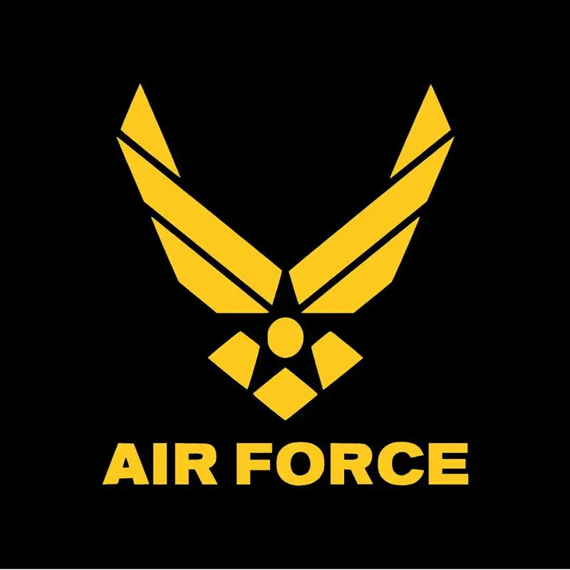 free shipping US AIR FORCE Logo Vinyl Decal Car Window Bumper Sticker