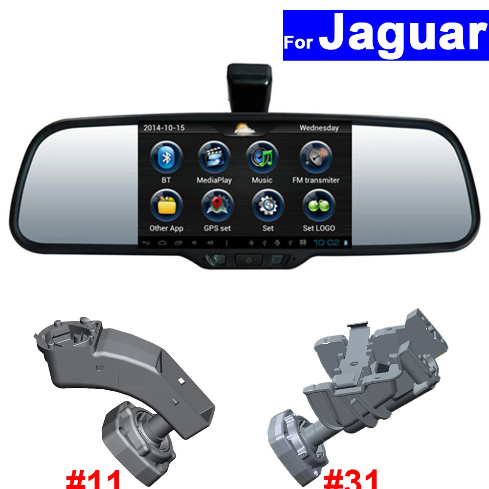 Автомобильное зеркало заднего вида с сенсорным экраном DVR GPS Bluetooth WIFI для Jaguar XF XJ XK