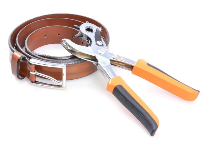 

High Quality Plier Stiletto Clamp Durable Multifunction Hole Puncher Belt Drilling Clamp Punching Tools Free Shipping