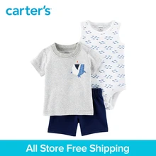 Carter’s 3-Piece baby children kids clothing Boy Summer Shark Little Short Set 121I414