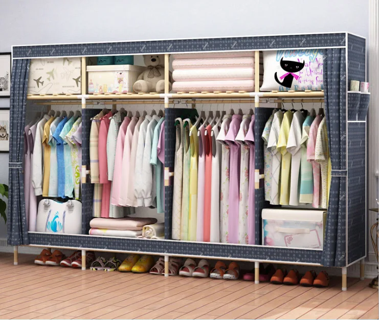 

latest wooden wardrobe length 210cm