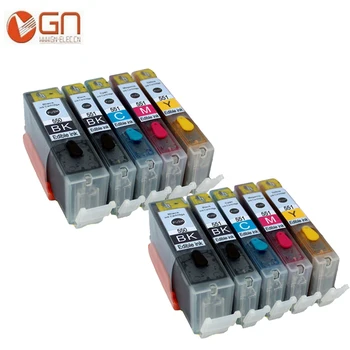 

GN 10pcs PGI 550XL CLI 551XL edible ink cartridge For canon pixma iP7150 iP7250 iP8750 iX6850 MG5450 MG5550 MG5650