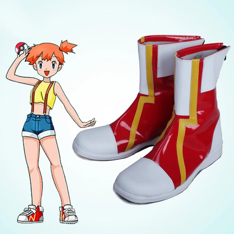 Misty Cosplay Shoes Boots Halloween Christmas Party Shoes 