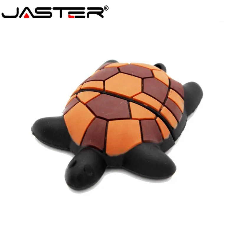 JASTER USB 2,0 черепаха флэш-накопитель животное карта памяти мини милый черепаха флэш-накопитель 4 ГБ 8 ГБ 32 ГБ 64 Гб ручка-накопитель