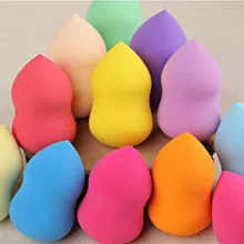 Elecool 1 шт. Макияж Основа для макияжа лица Губка maquiagem Make Up Puff набор Косметическая пудра гладкой Красота Макияж инструмент Цвет случайный