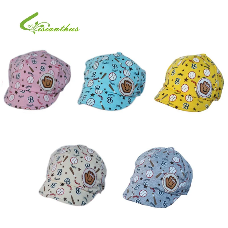 

New Style in Spring and Autumn Free Shipping Elastic 42-52cm Unisex Baby Hat Caps 3-24 Months(Yellow,Blue,Gray,Pink) TM008 Gift