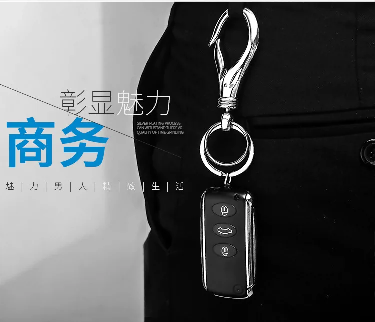 Винтажный подвесной брелок для автомобильных ключей брелоков для Ford Honda BMW e36 e39 e46 e60 Audi A4 A6 A8 Q3 Q7 peugeot 206 металлический ключ для авто кольцо