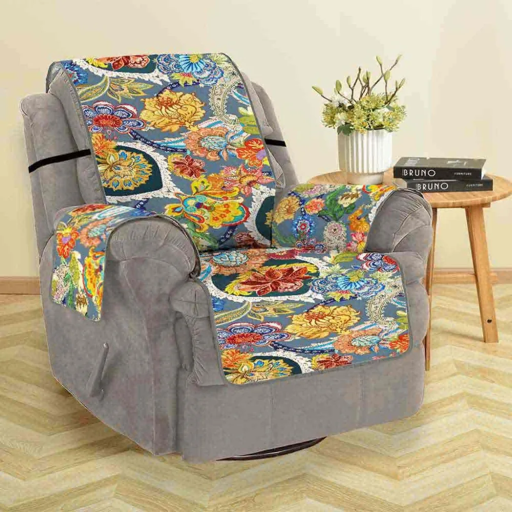 Лидер продаж Винтаж Пейсли стиль slipcover чехлы для диванов Нескользящие Стеганный диван диване крышка стул собака малыш коврики мебель