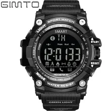 Мужские часы на открытом воздухе светодиодный GIMTO фото интеллектуальный цифровой Bluetooth relogio masculino водонепроницаемые часы Календарь спортивные наручные часы