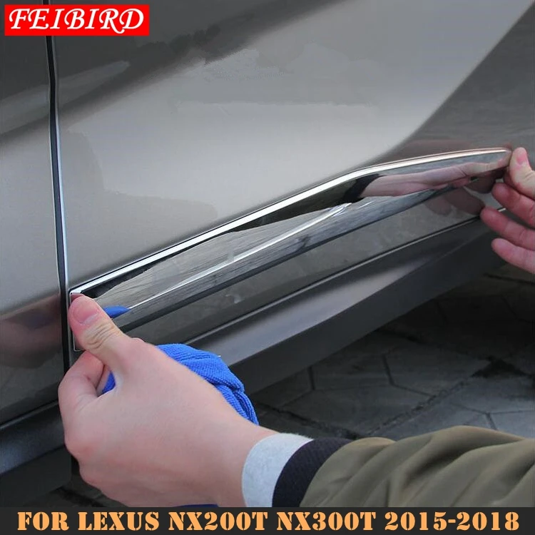 ABS хромированные внешние аксессуары для LEXUS NX NX200T NX300T 2015 2016 2017 2018 Боковая дверь