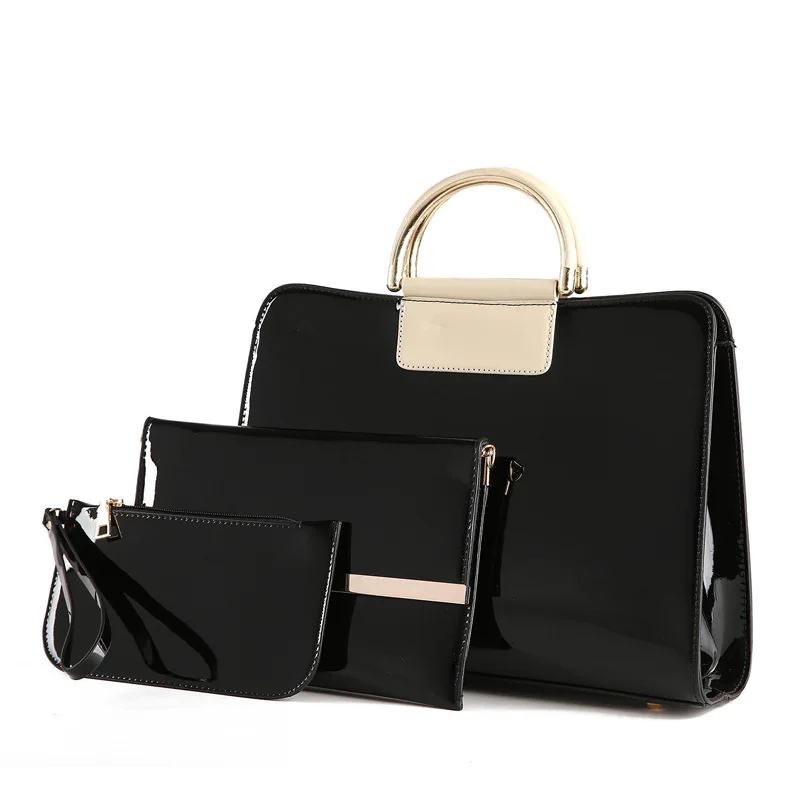 

BERAGHINI PU Leather Composite Bags Women Shoulder Bags High Quality Tote Handbags Small Crossbody Bags Clutch Wallets 3Pcs/Set