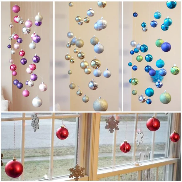 30pcs Colorful Christmas Baubles Balls Ceiling Foil Spiral Streamers Ceiling Decorations for Christmas New Year Party Decoration Supplies Xmas HOWAF Christmas Hanging Swirl Decorations 