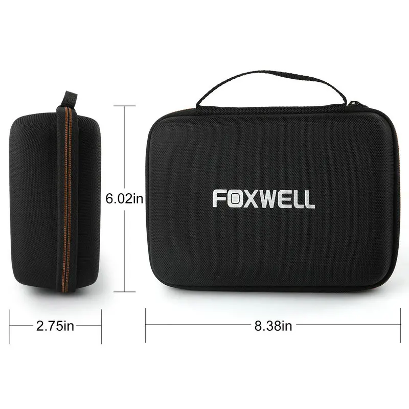 Жесткий Чехол для FOXWELL NT301 NT510 OBD2 сканер кода полиэфирное волокно и EVA Премиум Дорожный Чехол диагностический инструмент защитная сумка