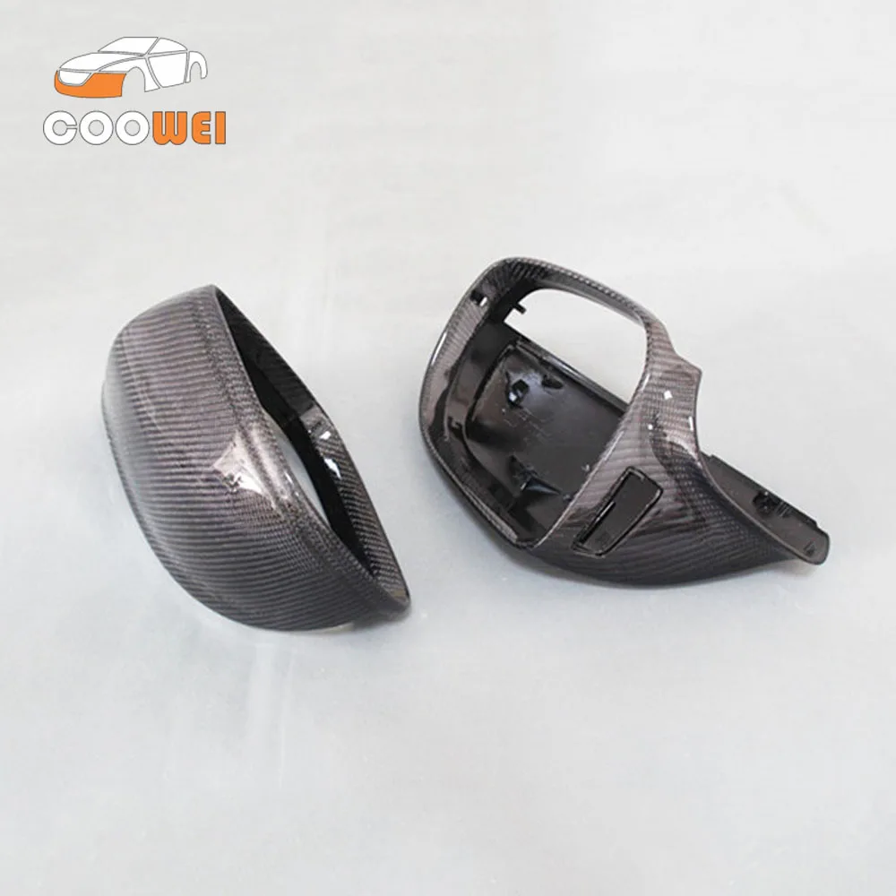 

1SET Replacement style carbon fiber side mirror rear view mirror for AUDI Q5 SQ5 Q7 2016-2017 withlane assit&without lane assit