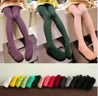 

solid candy color baby tights girl baby stocking kids Cotton toddler tights pants underpants pantyhose children's clothing 2016