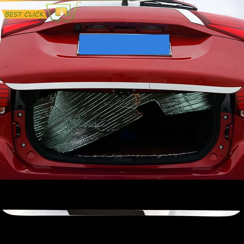 Накладка на заднюю багажник для Mitsubishi Outlander 2013 2014 2015 2016 2017 2018 2019 хромированная