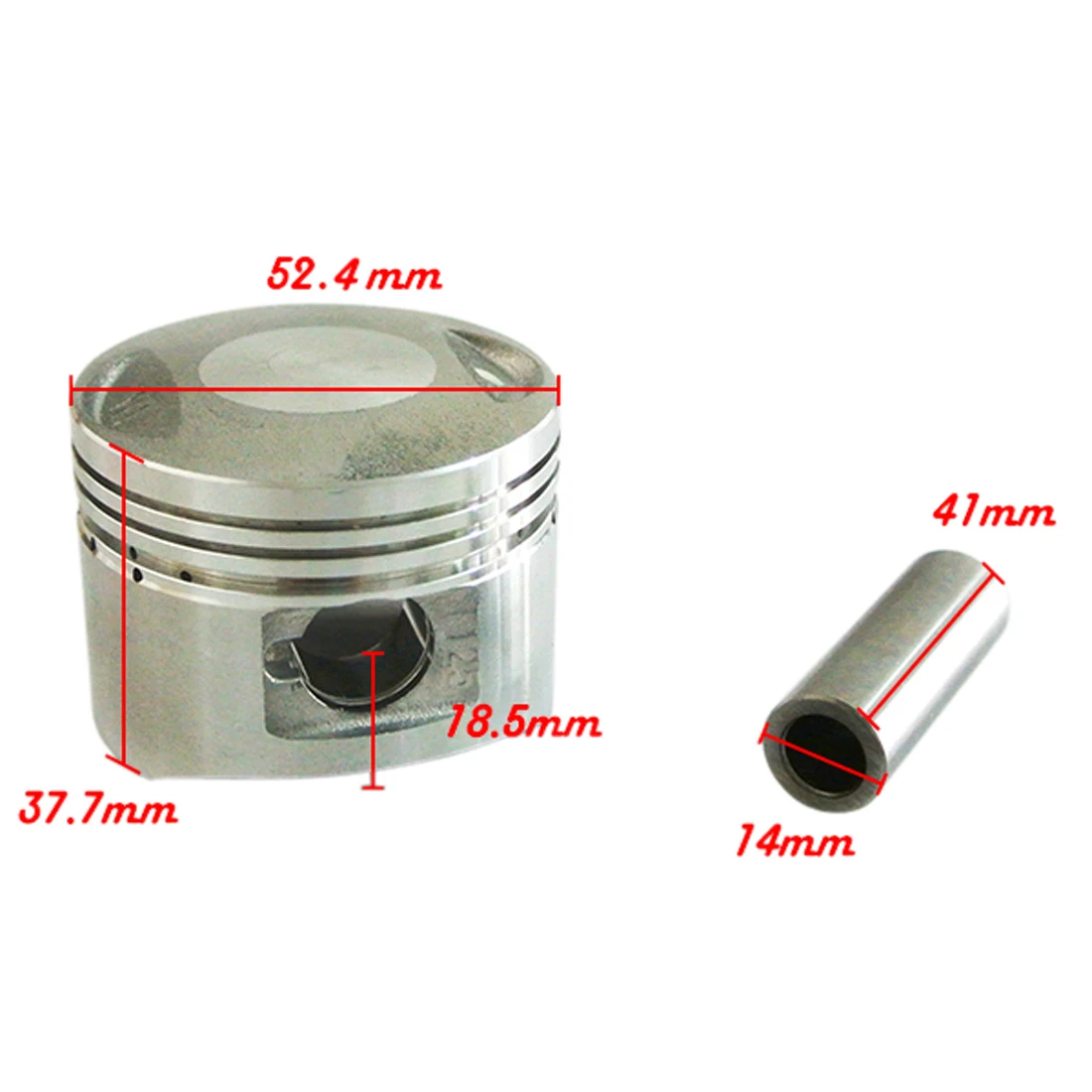 Комплект поршневых колец 52 4 мм для LIFAN 125cc велосипеда внедорожника|piston kit|rings