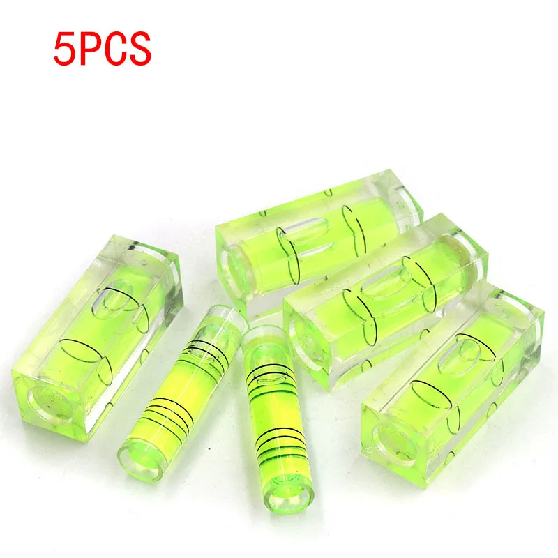 

5pcs multi-function mini level ruler woodworking metal processing mini bubble level foot slope measurement tool