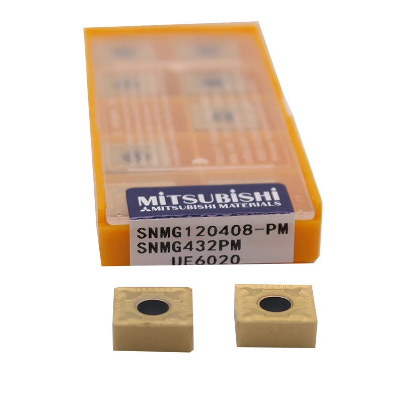 

SNMG120408 PM UE6020 10pcs SNMG 120408 Carbide insert Lathe cutter Tools external turning tool solid carbide insert
