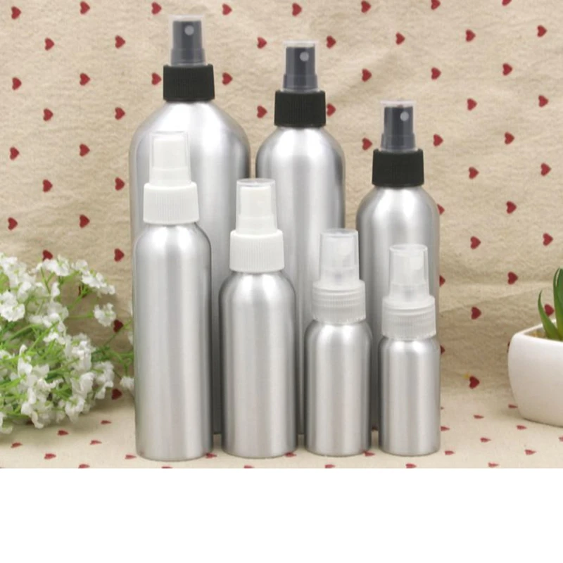 

2Pcs Cosmetic Dispenser Tool Jar Aluminium Bottle With Lid 30ml 50ml 150ml Emulsion Liquid Soap Shampoo Small Sealed Cans Bottle