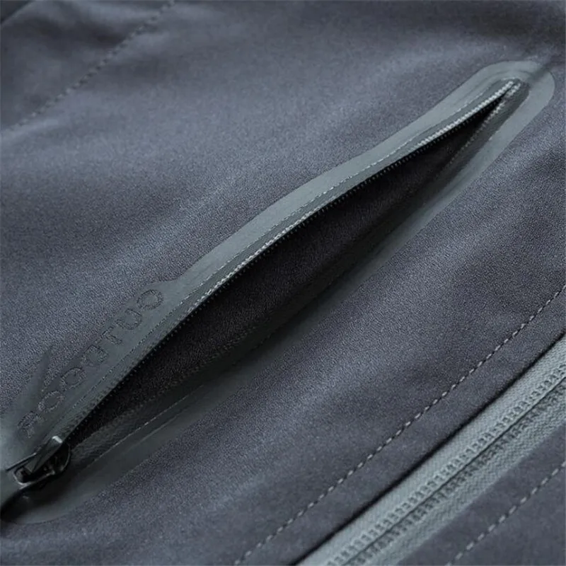 Quick Dry Windbreaker Jacket Man Black Gray Casual Korean Style Waterproof Jackets 2019 Autumn Male Outwear Coat Soft Shell Man