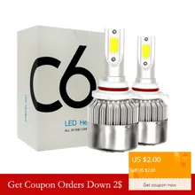 Buy 2PCS 60W 3600LM Auto Car Bulbs H4 LED H7 H11 H8 HB4 H1 H3 HB3 H13 9008 9003 9004 9005 9006 LED Car Headlight 6000K 12V Led Light Free Shipping