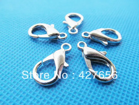 

20pcs 13.00mmx20.80mm Good Quality Rodium Metal Lobster Clasps Hooks Connector Charm Finding,DIY Accessory Jewellery Making