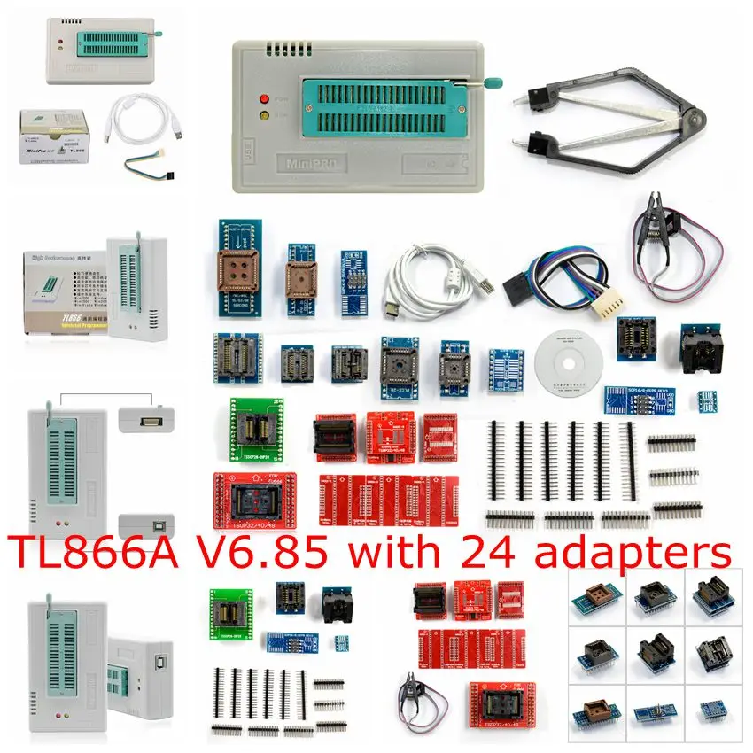 FVDIFUL оригинальный minipo TL866A V6.85 /TL866II PLUS V8.30 USB EEPROM универсальный программатор 10/21/24
