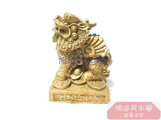 

Bronze statue copper evil spirits lucky pi xiu decoration copper crafts home