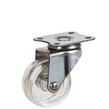

4 pcs 1.5 Inch Customize Light Duty Stainless Steel Nylon 50mm 2 inch Caster