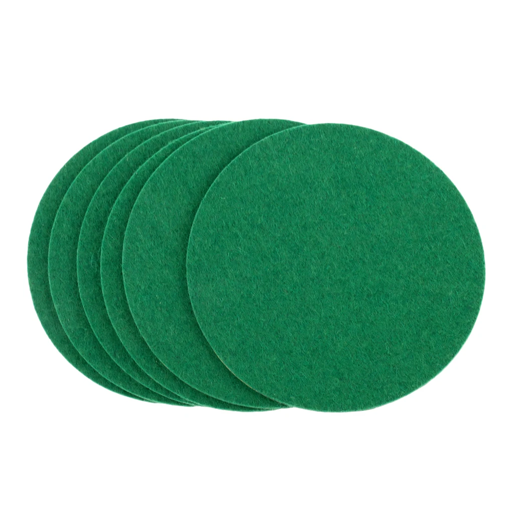 Air Hockey Table Pushers Felt Pads Set of 6 Green 3 Sizes Air Hockey Pushers Felt Pads Entertainment Air Hockey Accessories